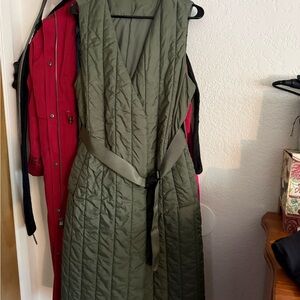Lululemon Athletica Olive Green Quilted Vest